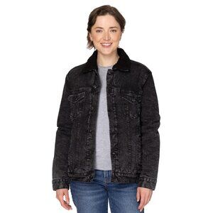 NEW Threadfast Unisex Premium Sherpa-Lined Denim Jacket